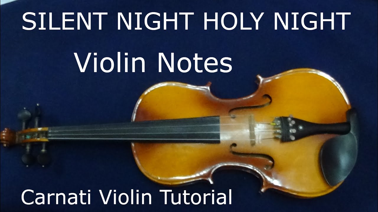 #SILENT#NIGHT#HOLY#NIGHT# ( CARNATIC NOTES ) Easy Violin Lesson