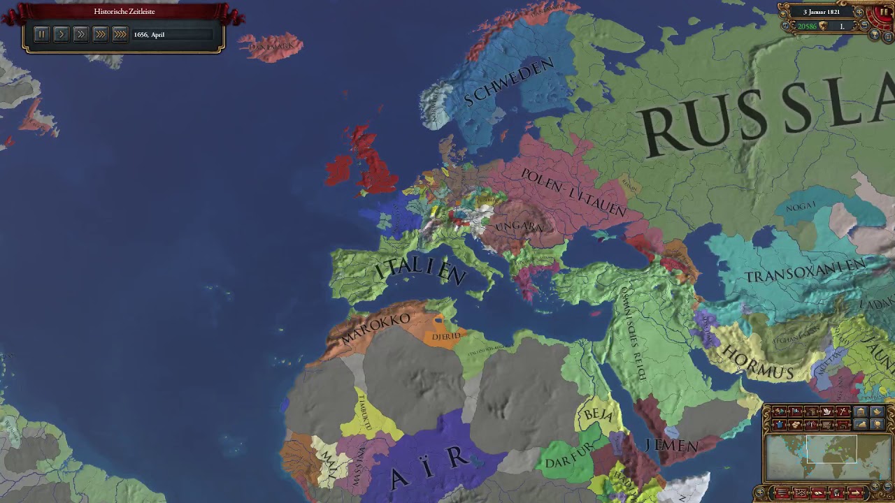 EU4 - HRE Timelapse as Milan