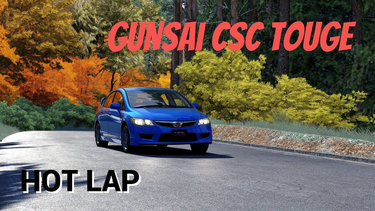 Assetto Corsa HOT LAP | Gunsai Cycle Sports Center | FD2 Honda Civic Type R (ST Tires)