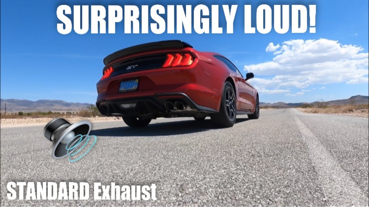2018+ Mustang GT Stock Exhaust Sound (without Active Exhaust)