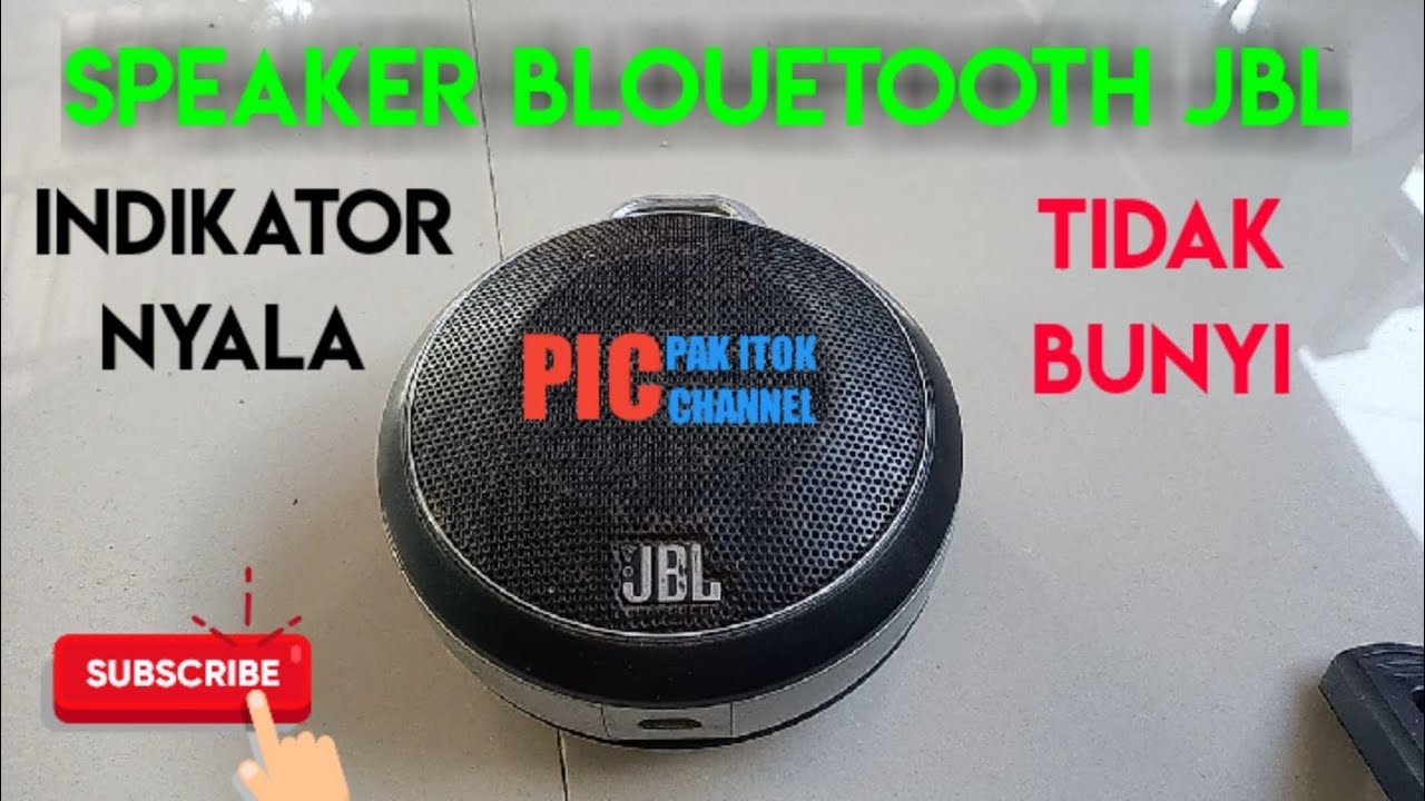MEMPERBAIKI SPEAKER BLUETOOTH JBL TIDAK BISA BUNYI