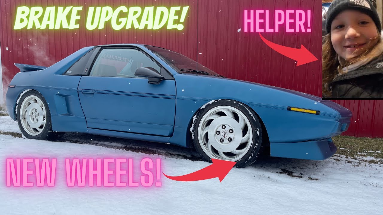 Wide Body Fiero: Brake upgrade success and new wheels!