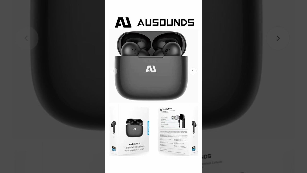 Ausounds Au-stream Anc True Wireless Bluetooth Earbuds