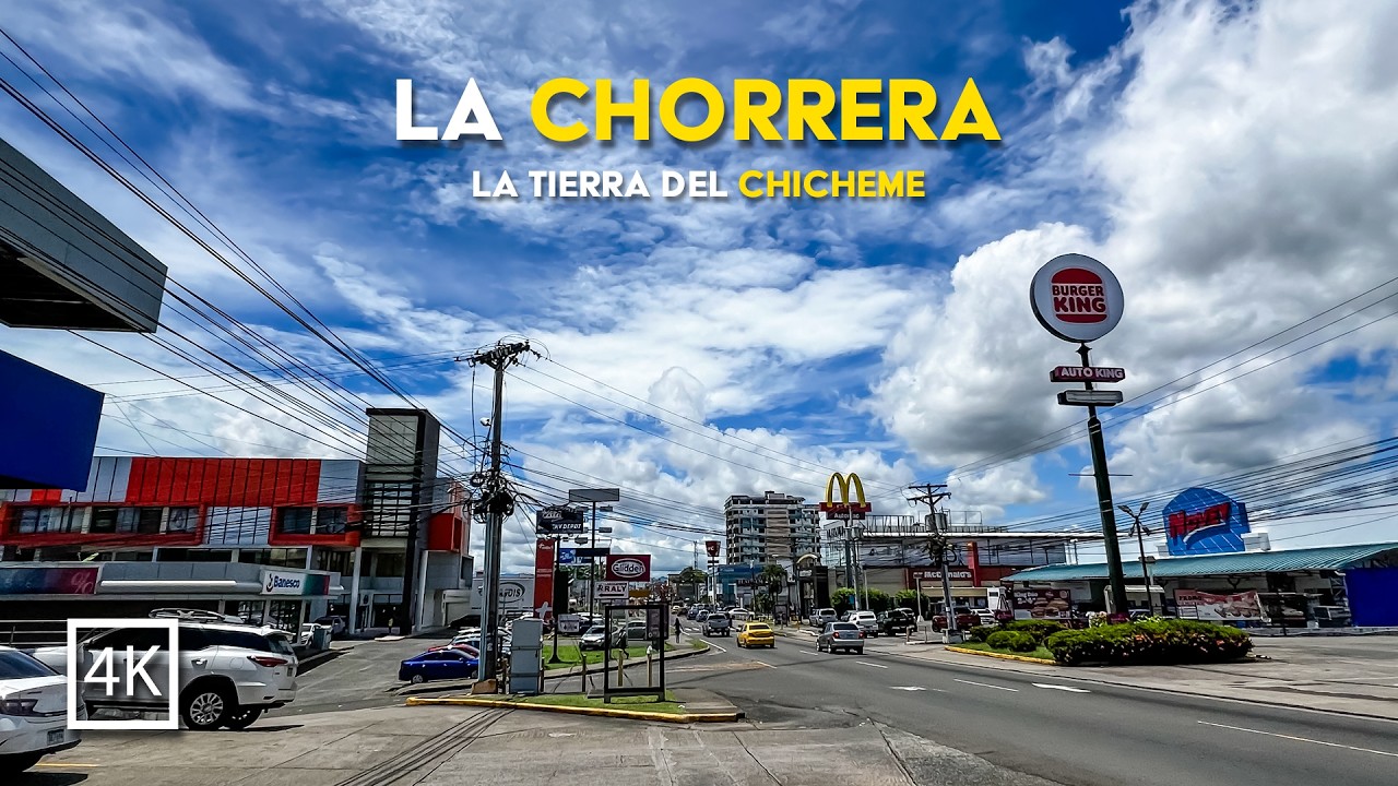 🟡 [4K] 🇵🇦  ¿Qué hay en La Chorrera? Caminata por su corazón comercial  🛍️🌳
