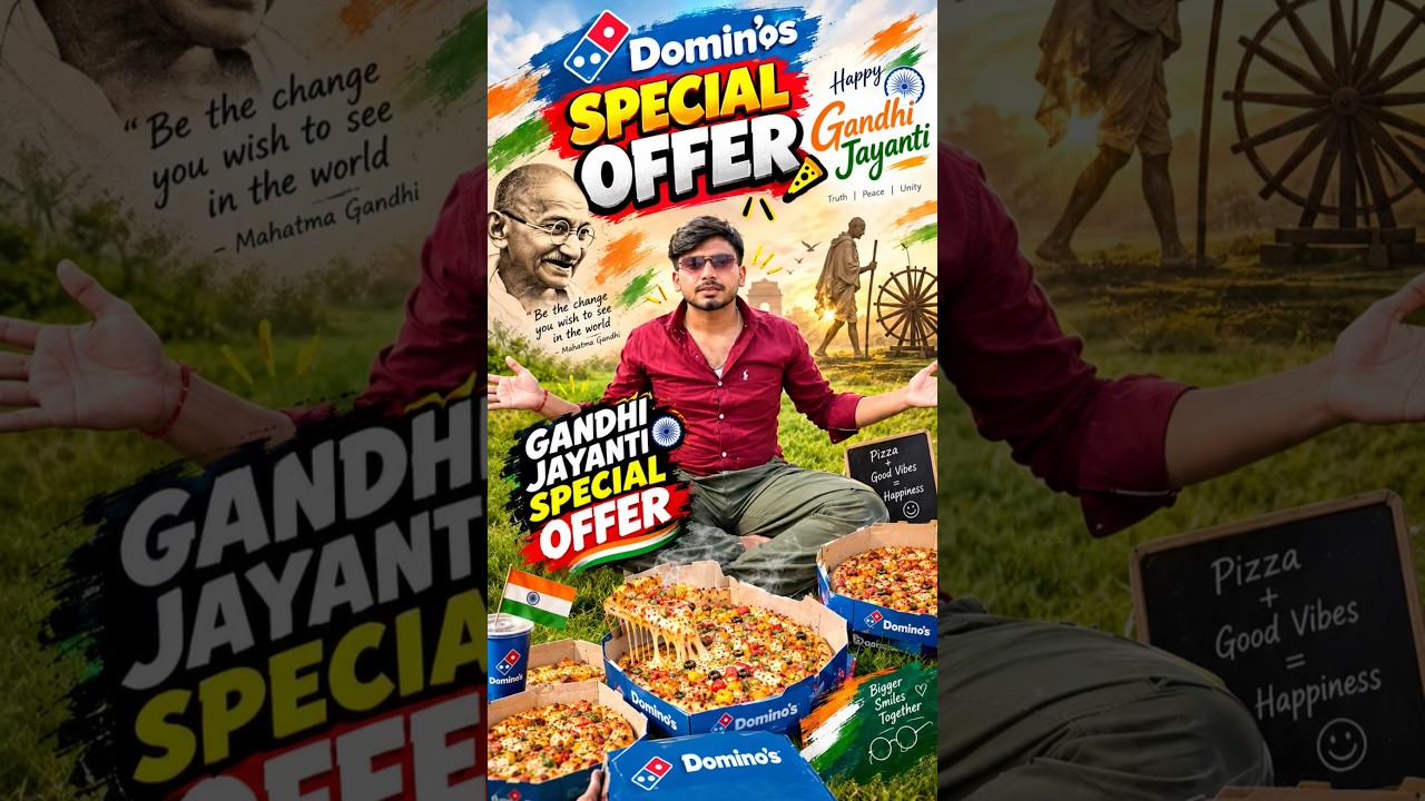 Gandhi jayanti offer | Dominos coupon code today