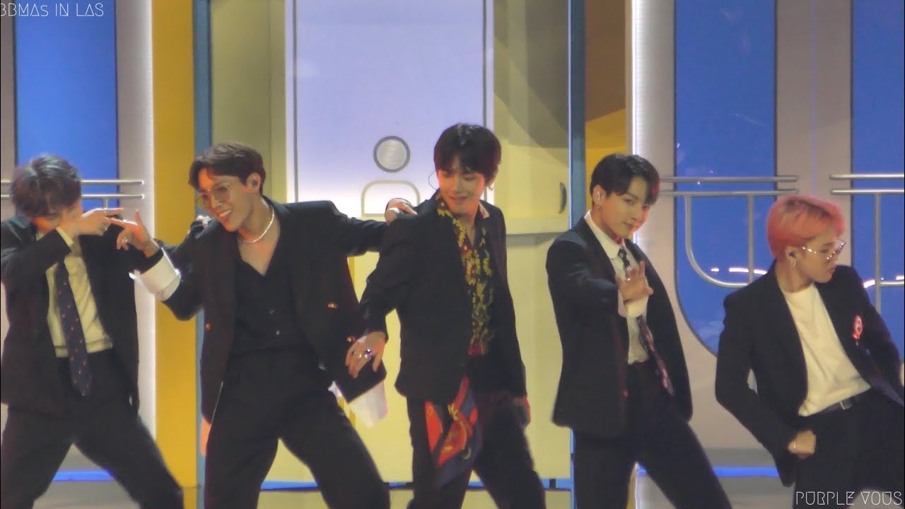 190501 BTS 방탄소년단 작은갓들을위한시 (Boy With Luv) V 뷔 Focus (4K) @ BBMAs Billboard Music Awards In LAS