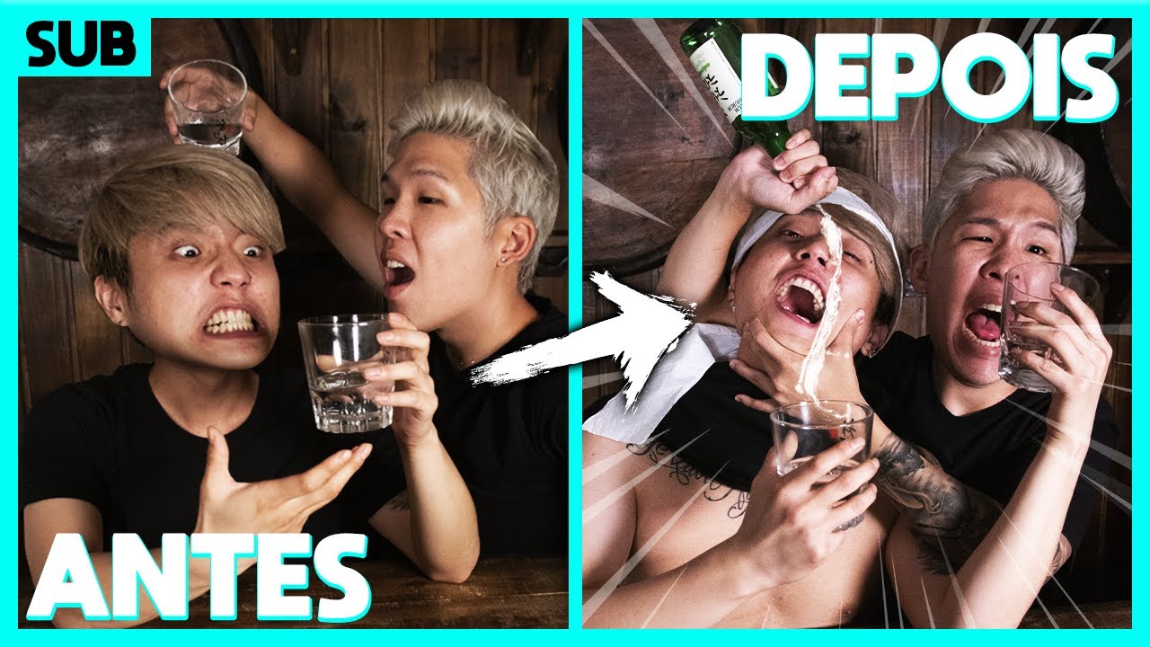 #COREANOS BEBEM MUITO SOJU? - BÊBADOS PASSANDO VERGONHA | Kimchi Gang