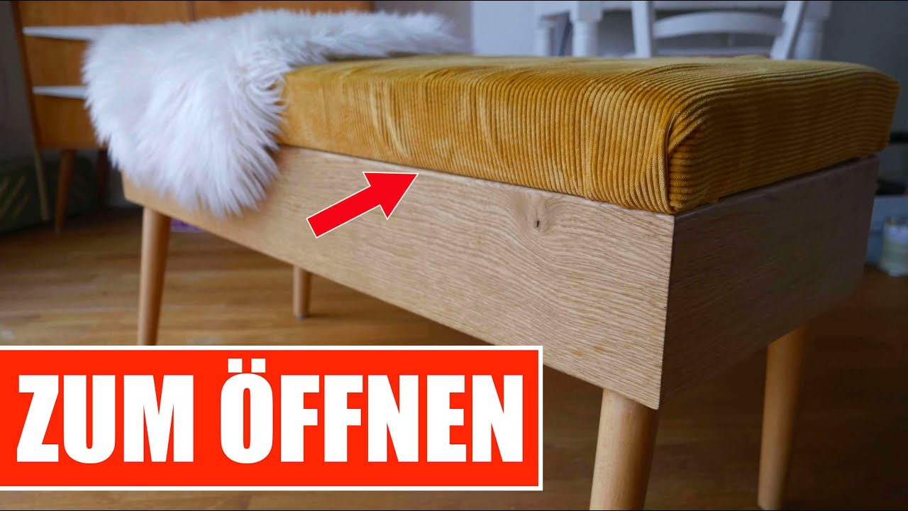 Sitzbank mit Stauraum selber bauen //  MrHandwerk