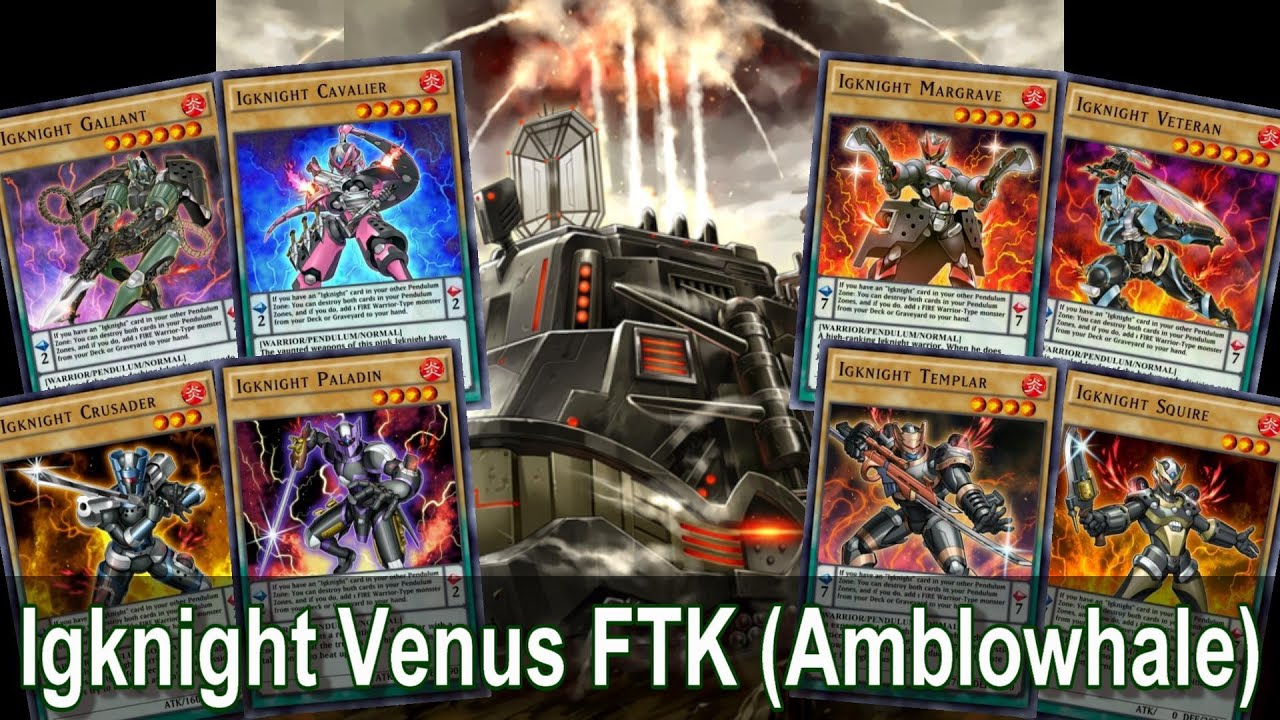 Any 3 Igknights + Venus = FTK (Amblowhale ver.) [Yu-Gi-Oh! Duel Links]