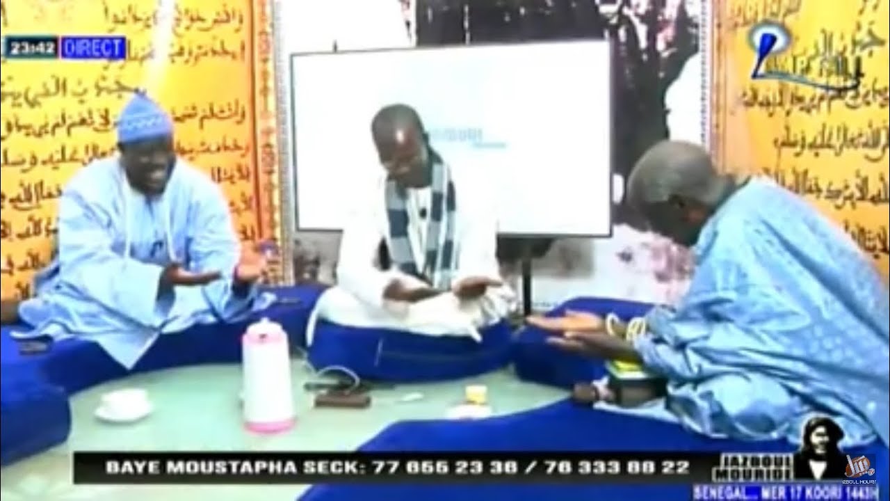 JAZBOUL MOURIDE 17 05 2022 INVITE BAYE MOUSTAPHA SECK BAYE FALL