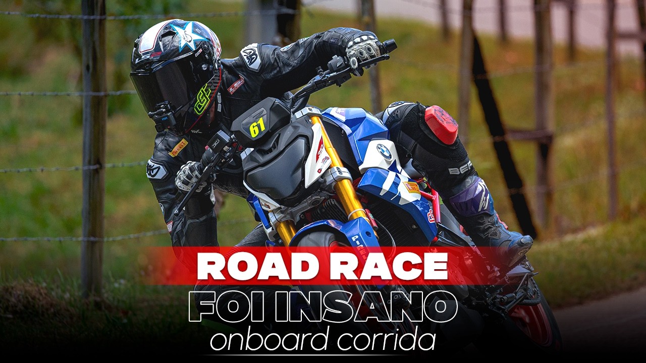 ROAD RACE BMW G 310 R | FOI INSANO | ONBOARD CORRIDA