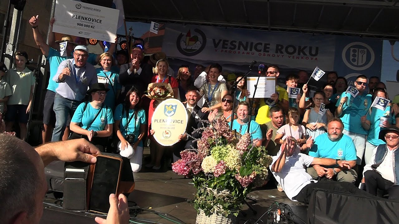 Vyhlášení výsledků celostátní soutěže Vesnice roku 2025