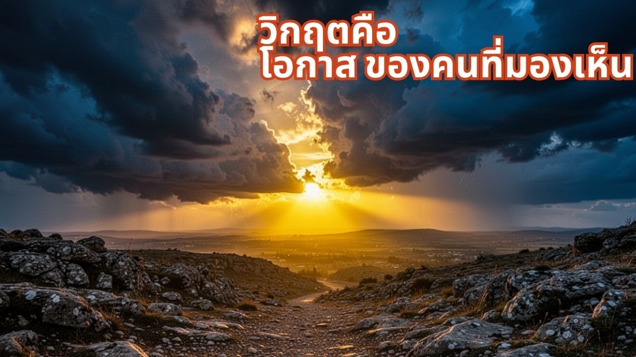 วิกฤตไม่ใช่จุดจบ แต่คือประตูบานใหม่ | โลกของความเป็นจริง