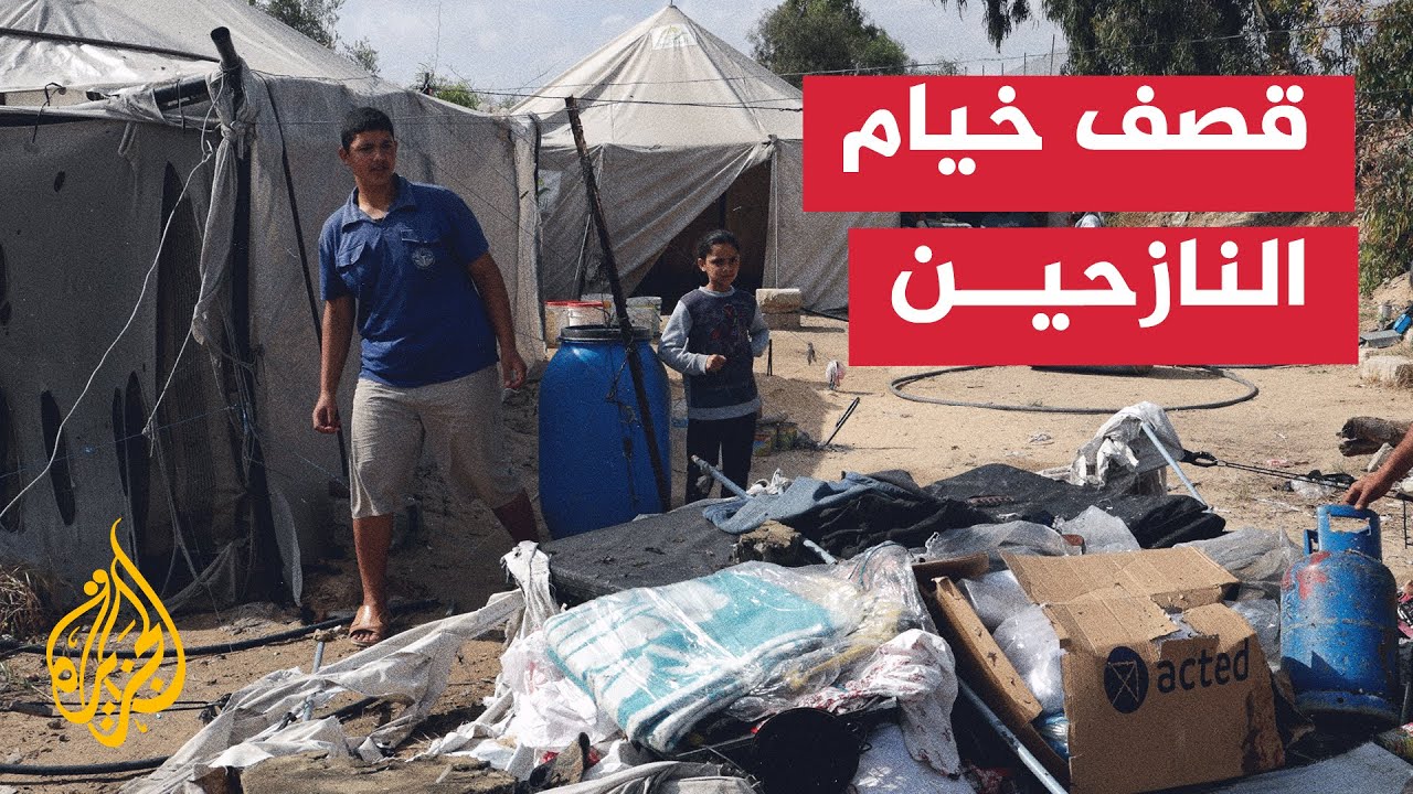 المسيّرات الإسرائيلية تقصف خيام النازحين في منطقة المواصي بخان يونس