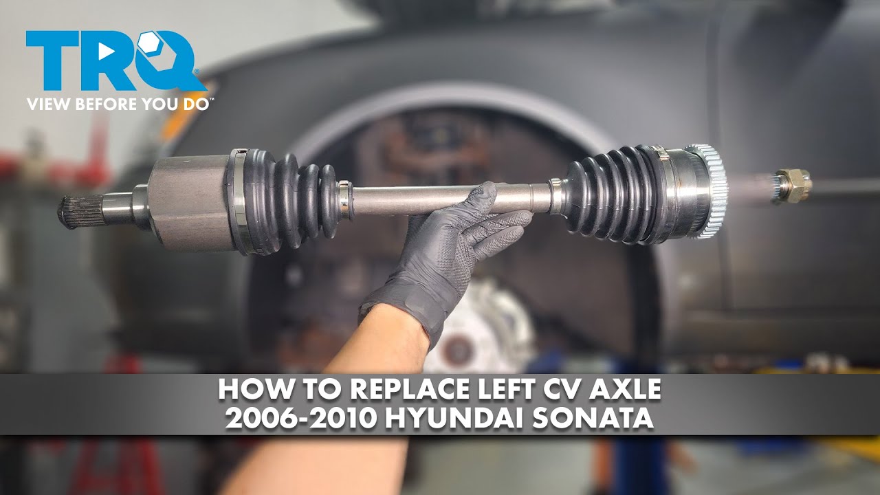 How to Replace Left CV Axle 2006-2010 Hyundai Sonata