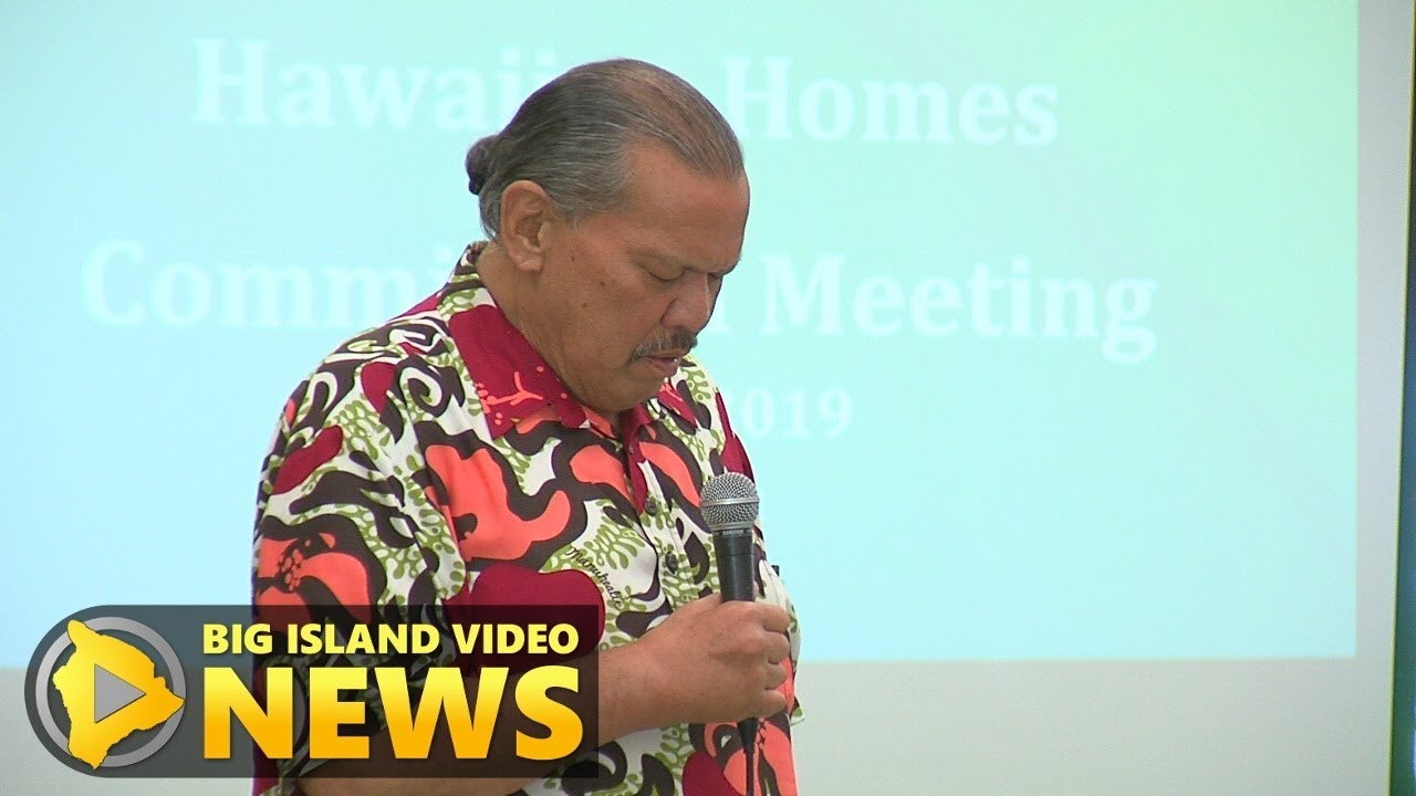 Ishibashi Addresses Hawaiian Homes Commission - DHHL Waimea (May 20, 2019)
