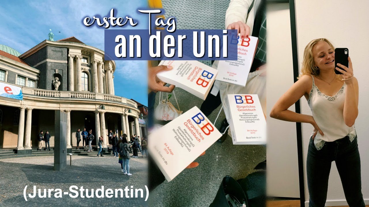 Mein erster Tag an der Uni (Jura, Erstiwoche, Feiern) // Miss Aliana