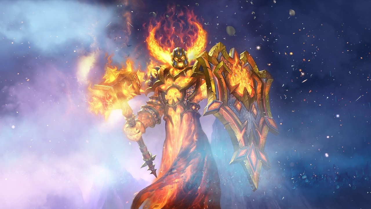 SLOW MOTION: [Hearthstone] Ragnaros The LightLord animation 1000 fps