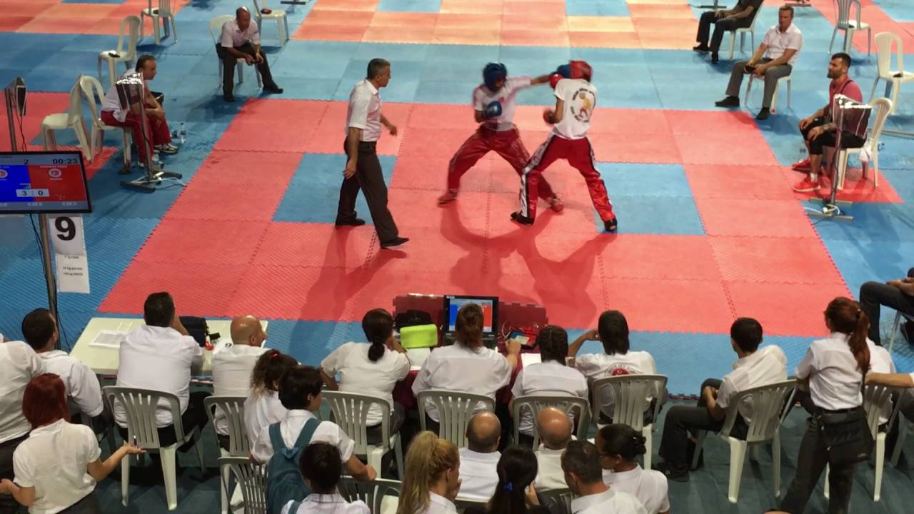 2016 TÜRKİYE KİCKBOKS ŞAMPİYONASI 57KG LİGHT CONTACT FİNAL MAVİ KÖŞE DURAN GÖK(ÖZ HİLAL)