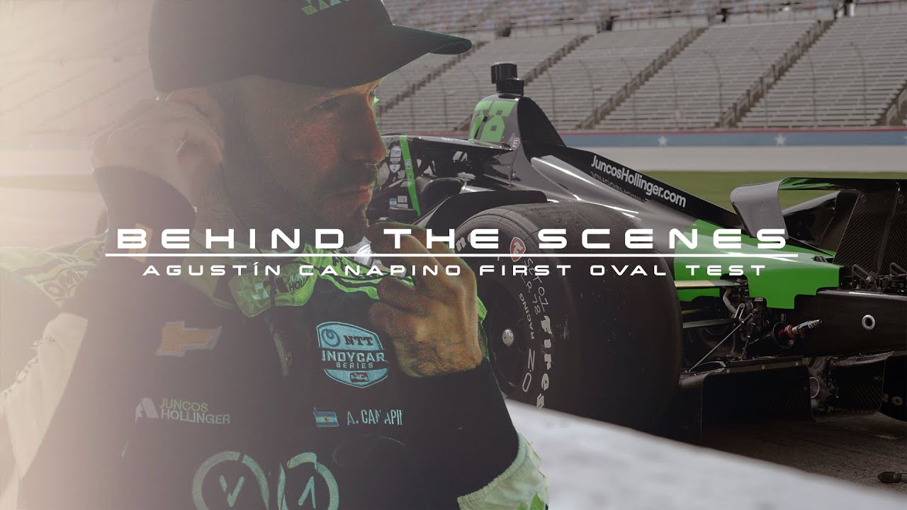 Behind The Scenes: Agust&iacute;n Canapino's first laps on an oval
