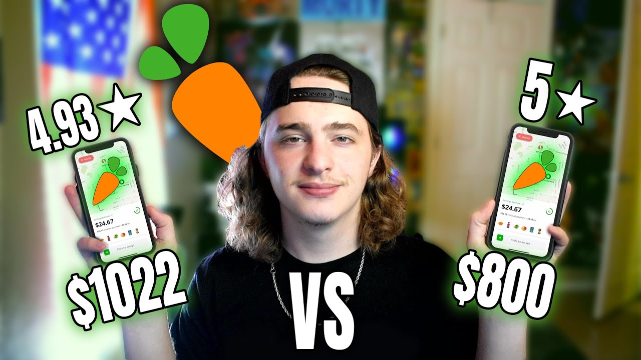 I Made MORE MONEY With BAD INSTACART RATING!! (4 Star vs 5 Star)