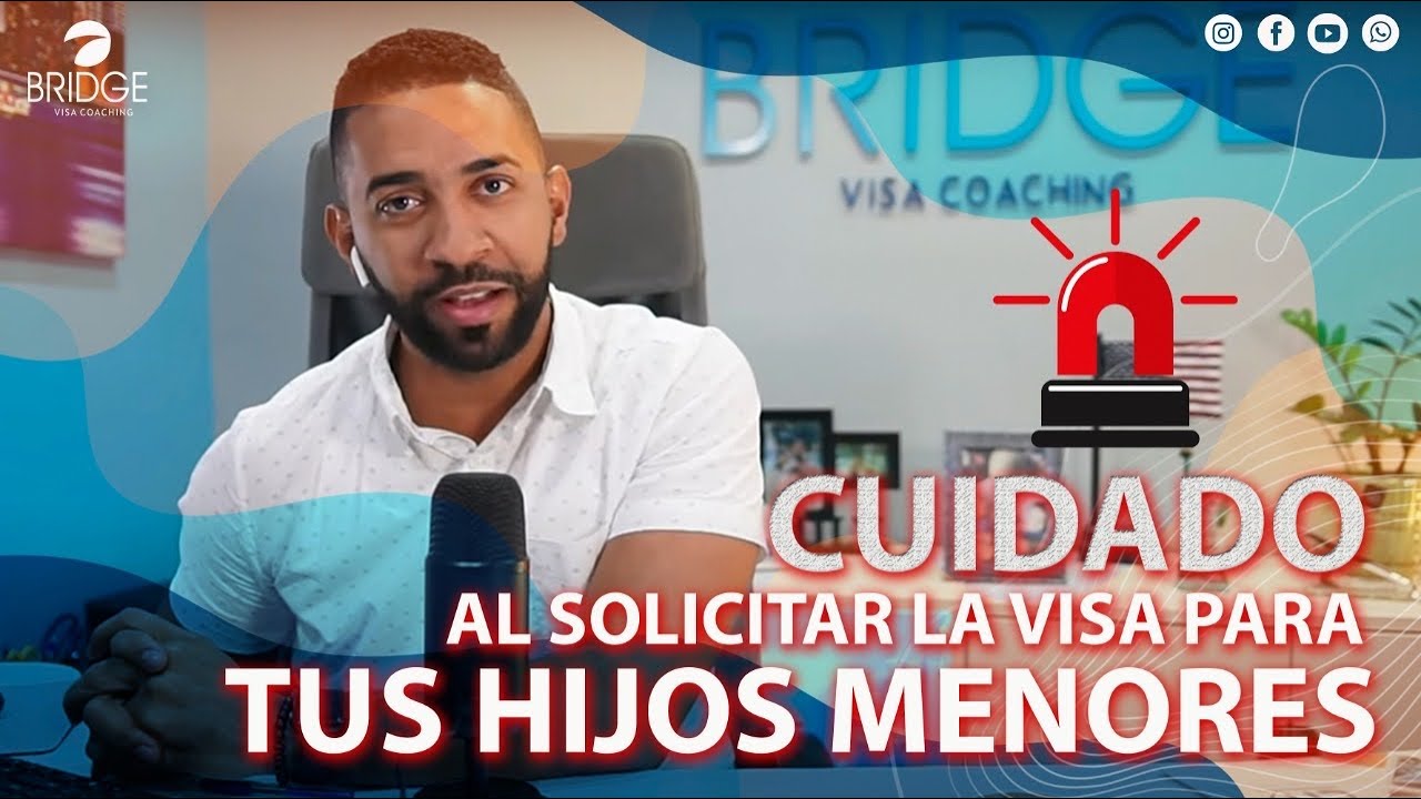 CUIDADO🚨 AL SOLICITAR LA VISA PARA TUS HIJOS MENORES DE 13 ANOS!! Cosas a tomar en cuenta!😱