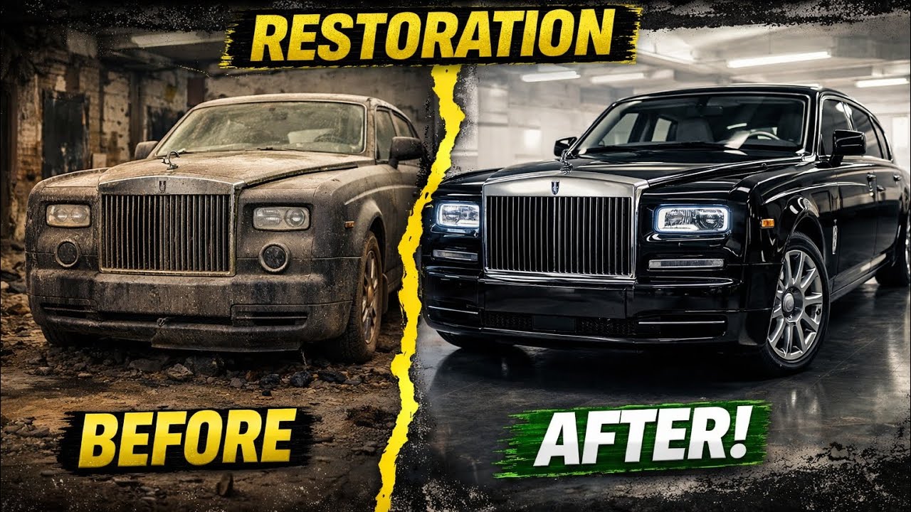 INSANE Abandoned Rolls-Royce Phantom Restoration ASMR 😱 | Ultimate Luxury Car Makeover