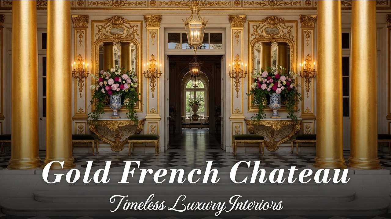 French Ch&acirc;teau Ceremonial Wing in Gold
