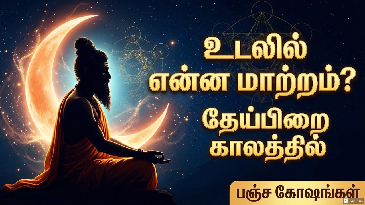  தேய்பிறை காலத்தில் பஞ்ச கோஷங்கள் | உடலில் என்ன மாற்றம் நடக்கிறது? | சித்தர்கள் கூறும் விஞ்ஞானம்