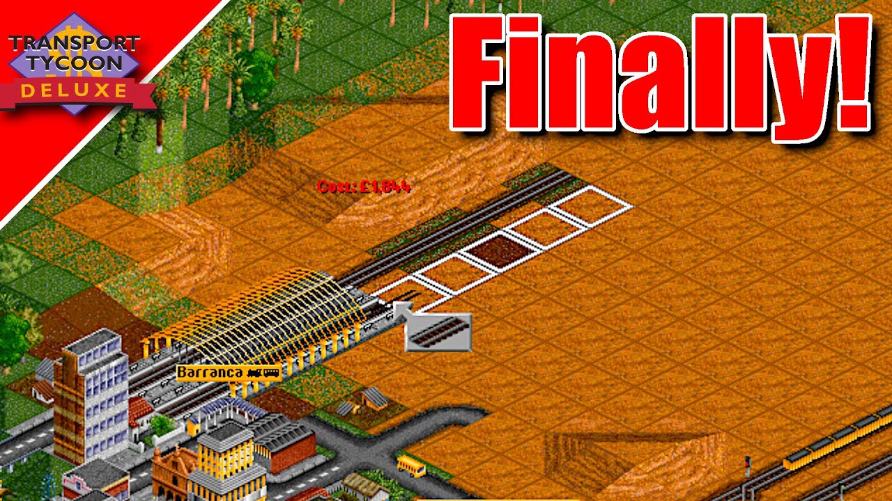 I Finally Built Passenger Rail - E7 Transport Tycoon Deluxe Lets Play