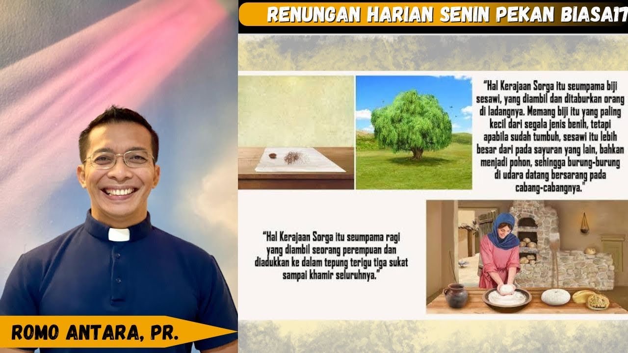 RenHar Senin 28 Juli 2025 Pekan Biasa17 oleh Romo Antara, Pr.#renungankatolik #renungan #katolik