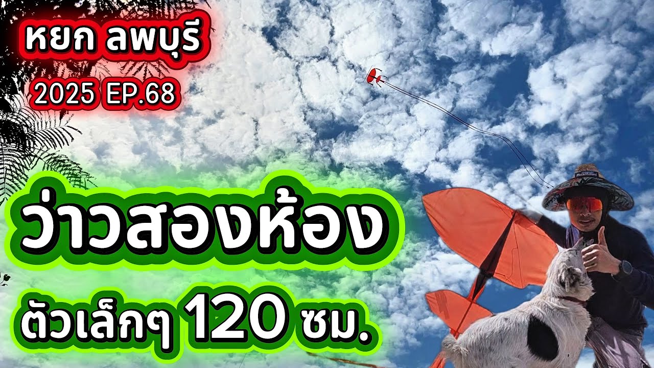 2025 EP.68 ว่าวสองห้อง ลำน้อยๆ120ซม.