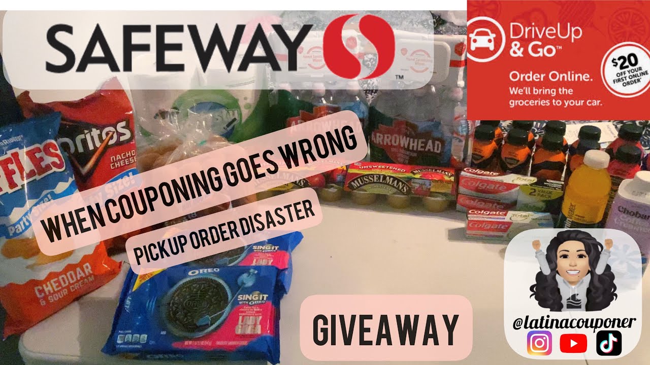 Safeway online pickup order || FAILURE || GIVEAWAY RULES