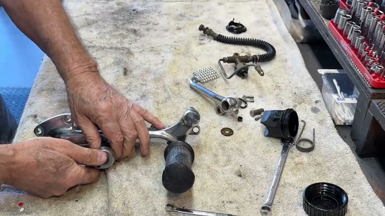 2026-01-15 - 75 Black Norton - Master Cylinder Disassembly