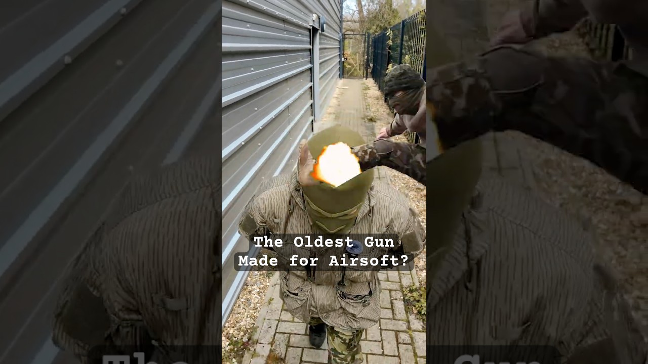 We THINK We Know the Oldest Gun Ever Made Into Airsoft (Emphasis on Think) #airsoft #tacticalgear