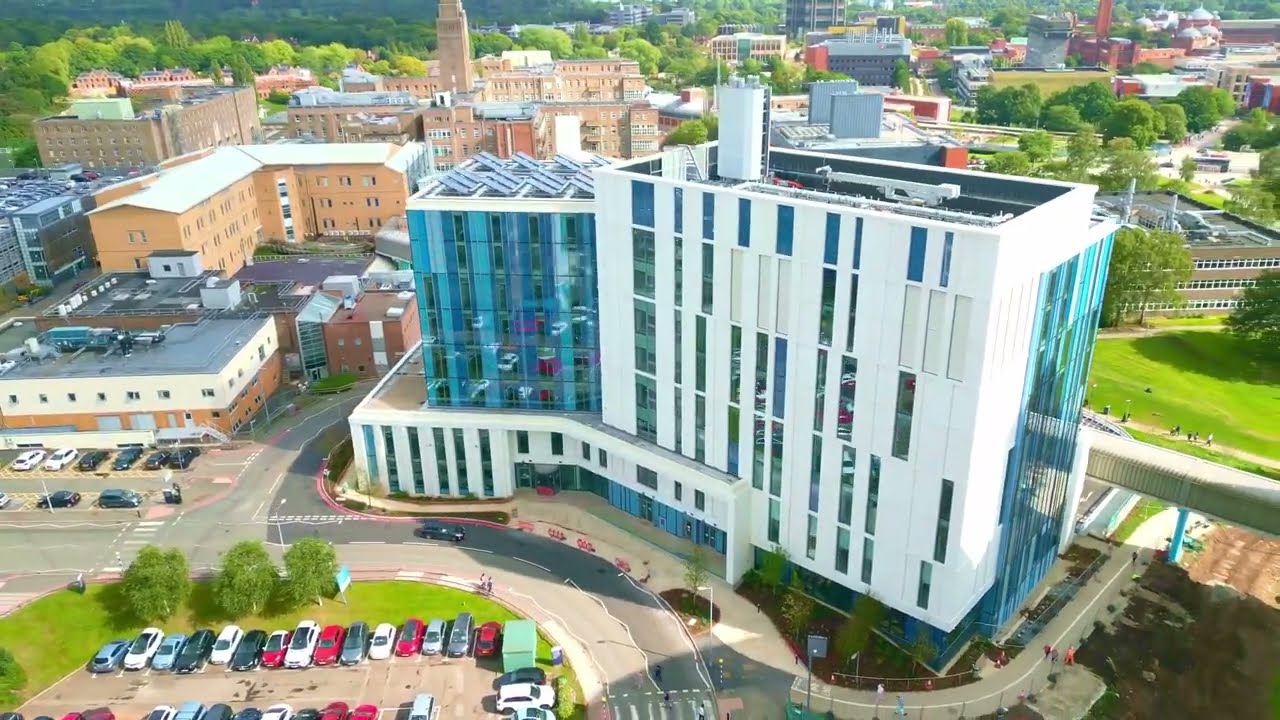 HCA Birmingham hospital - GRC GFRC installation (glass reinforced concrete)