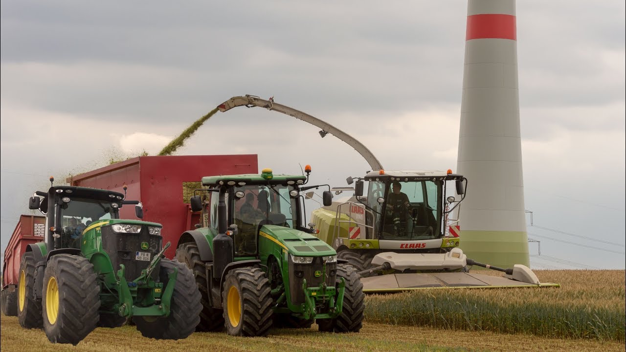 GPS HÄCKSELN 2018 / GPS ERNTE 2018 / JOHN DEERE 8R / 7R / Claas Jaguar 950
