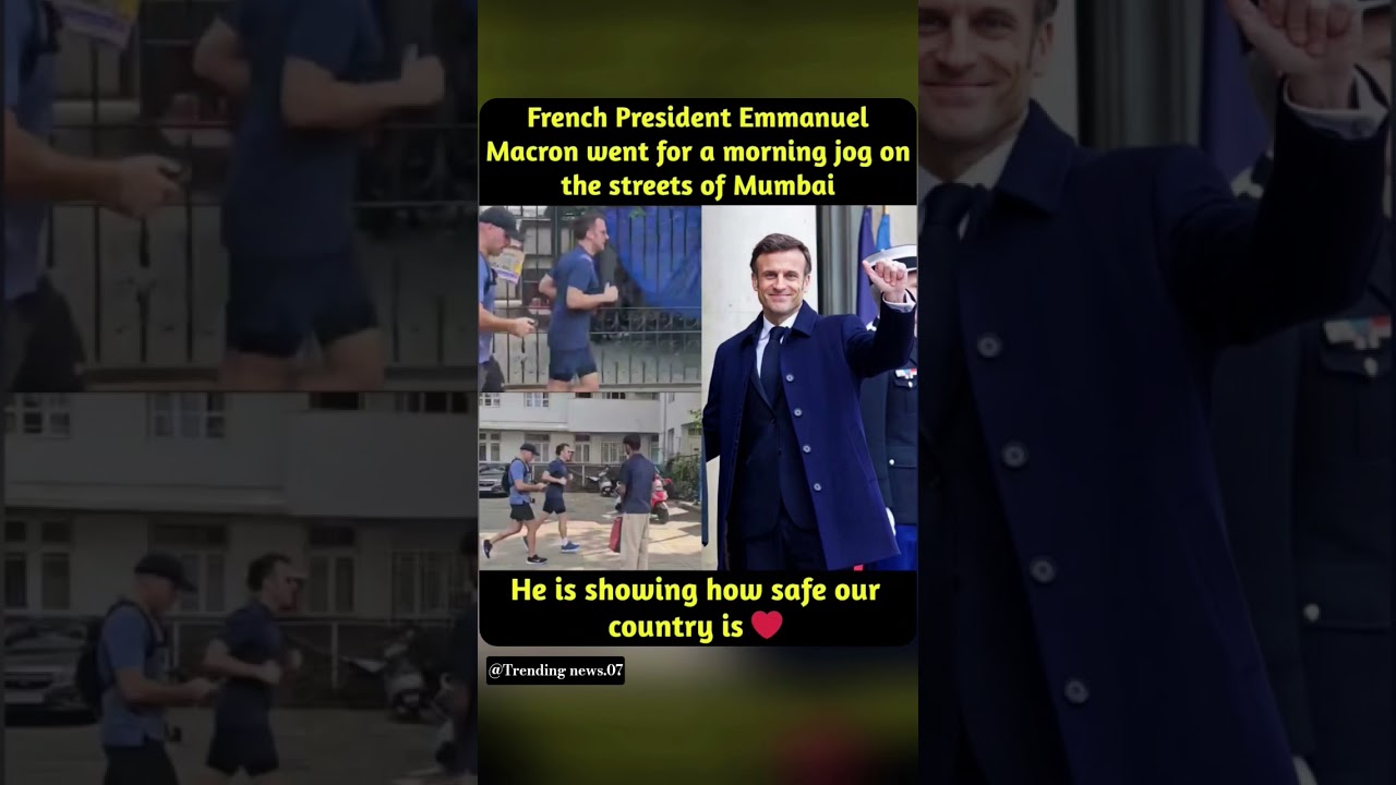 President Macron&rsquo;s Fitness Diplomacy#news #video #shorts