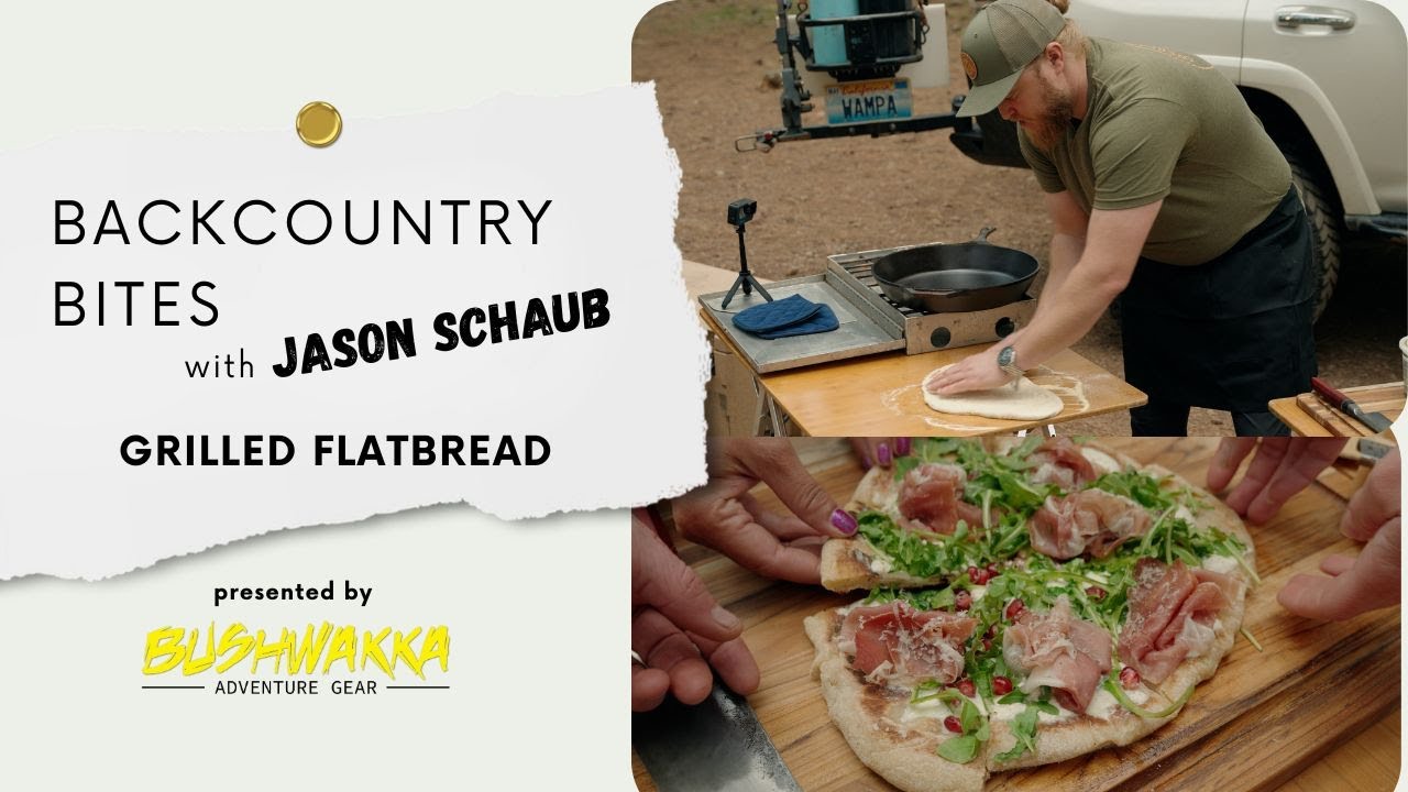 Camping Cooking: Elevated Flatbread with Burrata, Prosciutto, Pomegranate Seeds & More | Easy Recipe