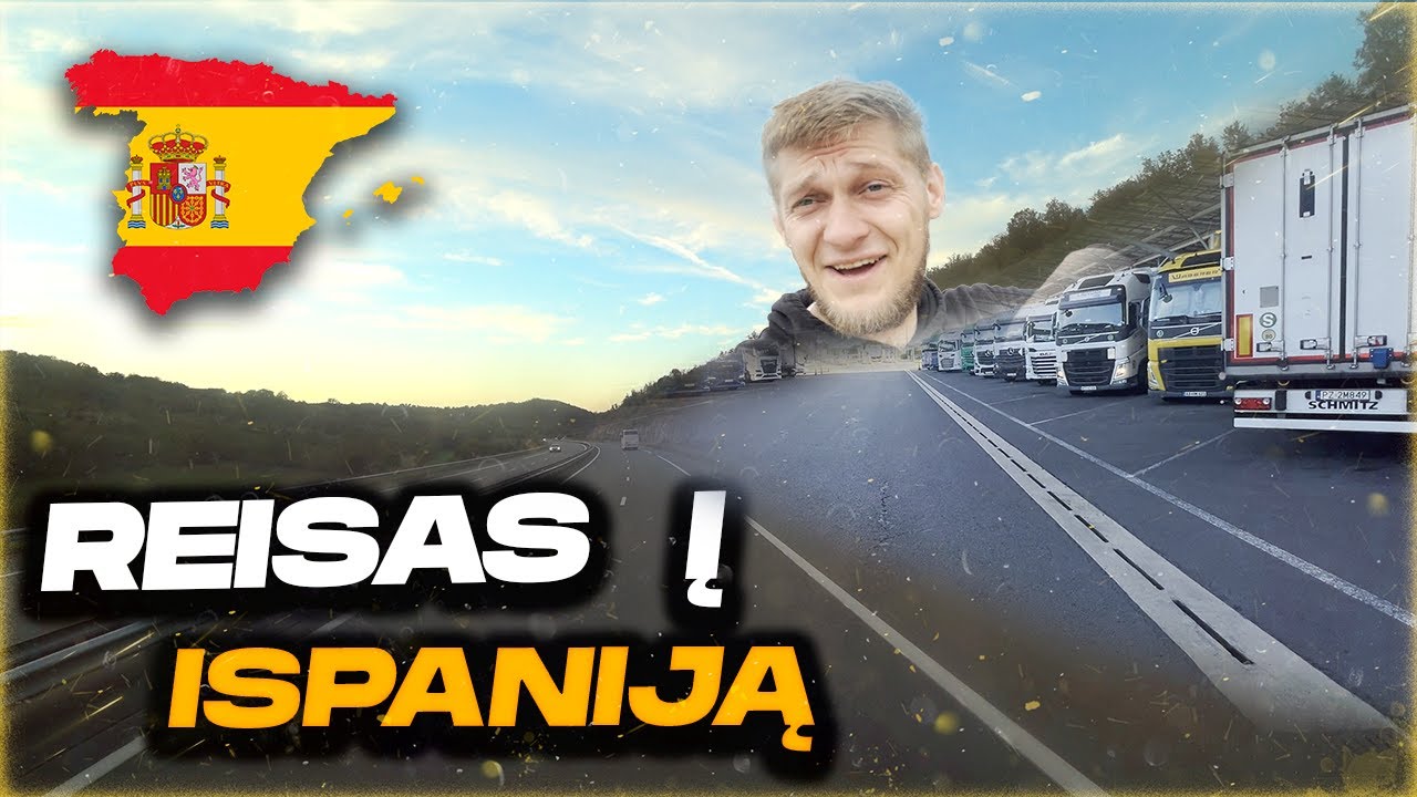 REISAS (TOLI NUO NAMU)  PO ISPANIJA!🔥 Su sunkvežimio po Europa🌎 Truck driver POV #6