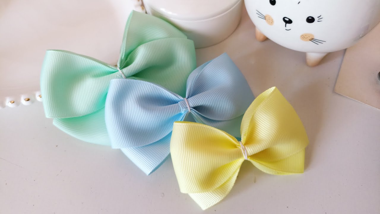 Duas formas de fazer uma base para laços! 🎀✂️