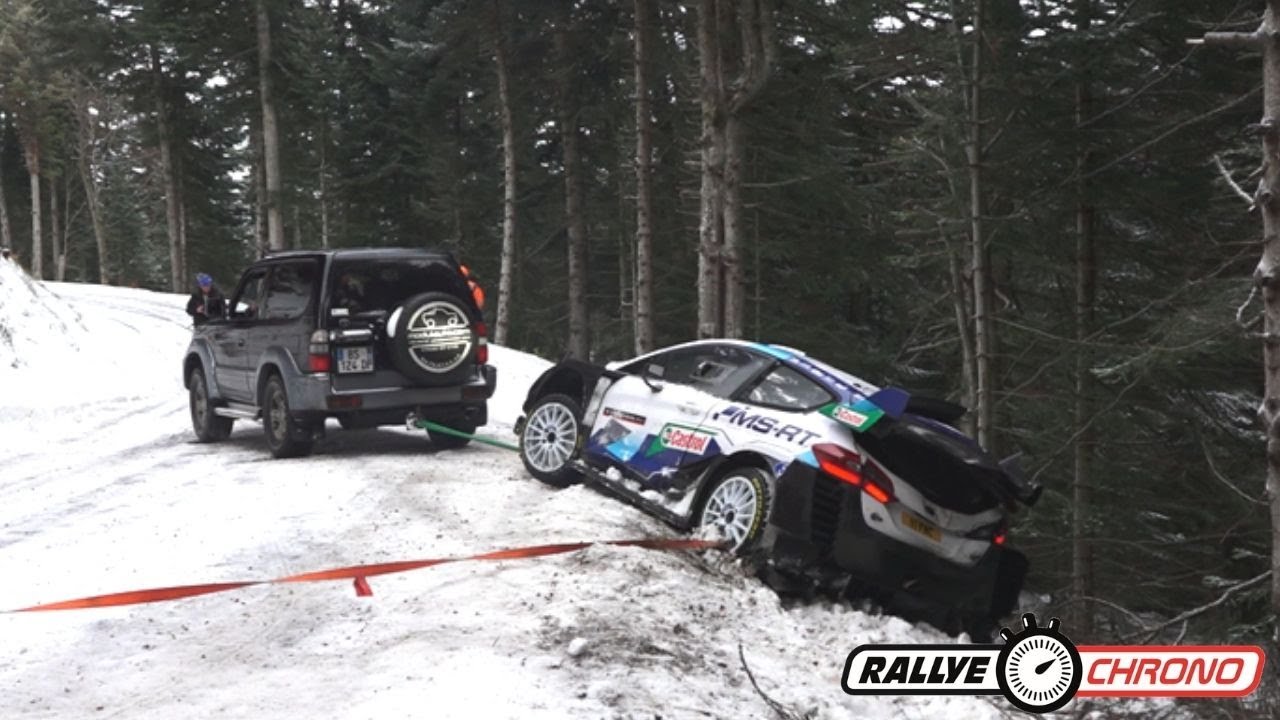 Test Rallye Monte Carlo 2021 - Gus Greensmith - Snow, Flat out & After Crash - RallyeChrono