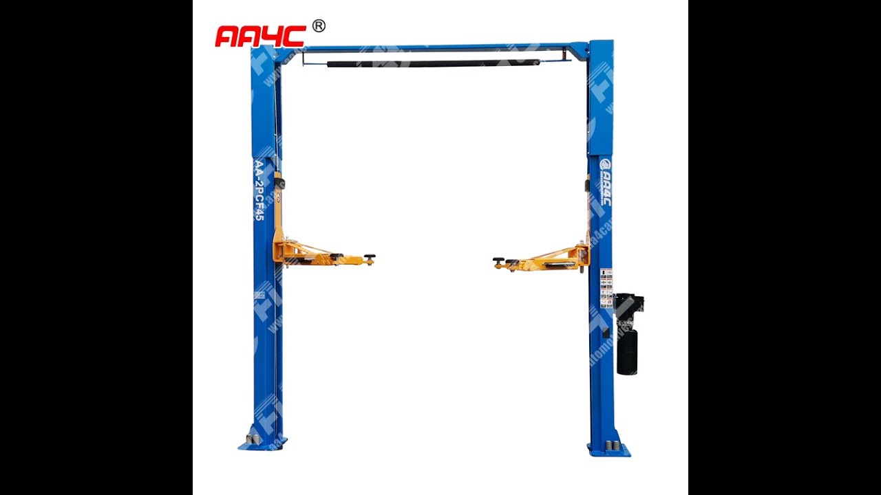 AA4C overhead/gantry/clearfloor  2 post lift,  dual points manual unlock, 10000lbs(4.5T)  AA 2PCF45