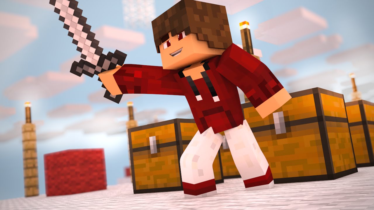 NOVO KIT NO MINECRAFT GAMES! - SKYWARS