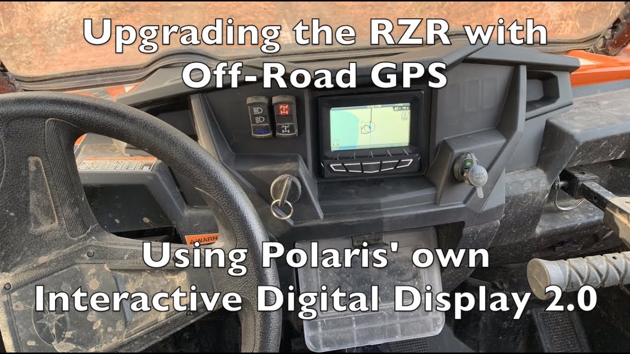 Installing Polaris' Interactive Digital Display 2.0 for Off-Road GPS on Trails