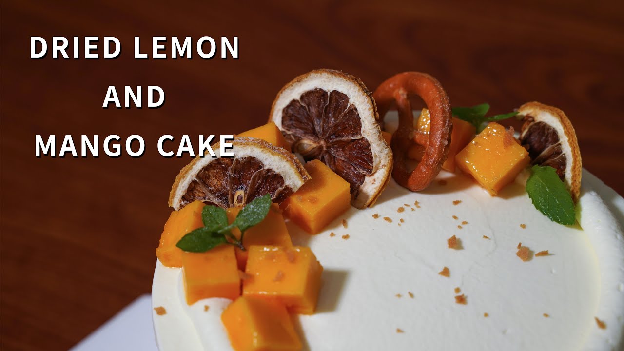 50 Lemon dried mango cake, soft texture and unique flavor