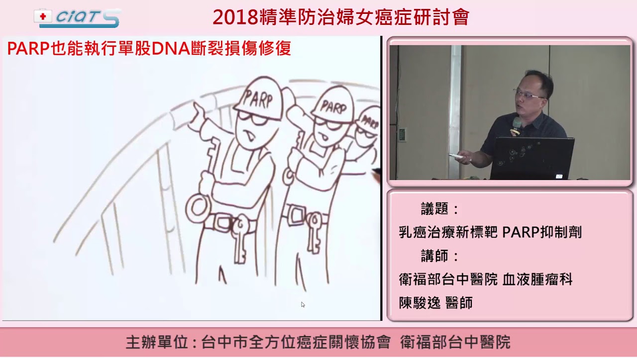 乳癌治療新標靶 PARP抑制劑-4 遺傳BRCA基因突變者罹患乳癌時後為何治療會使用PARP抑制劑