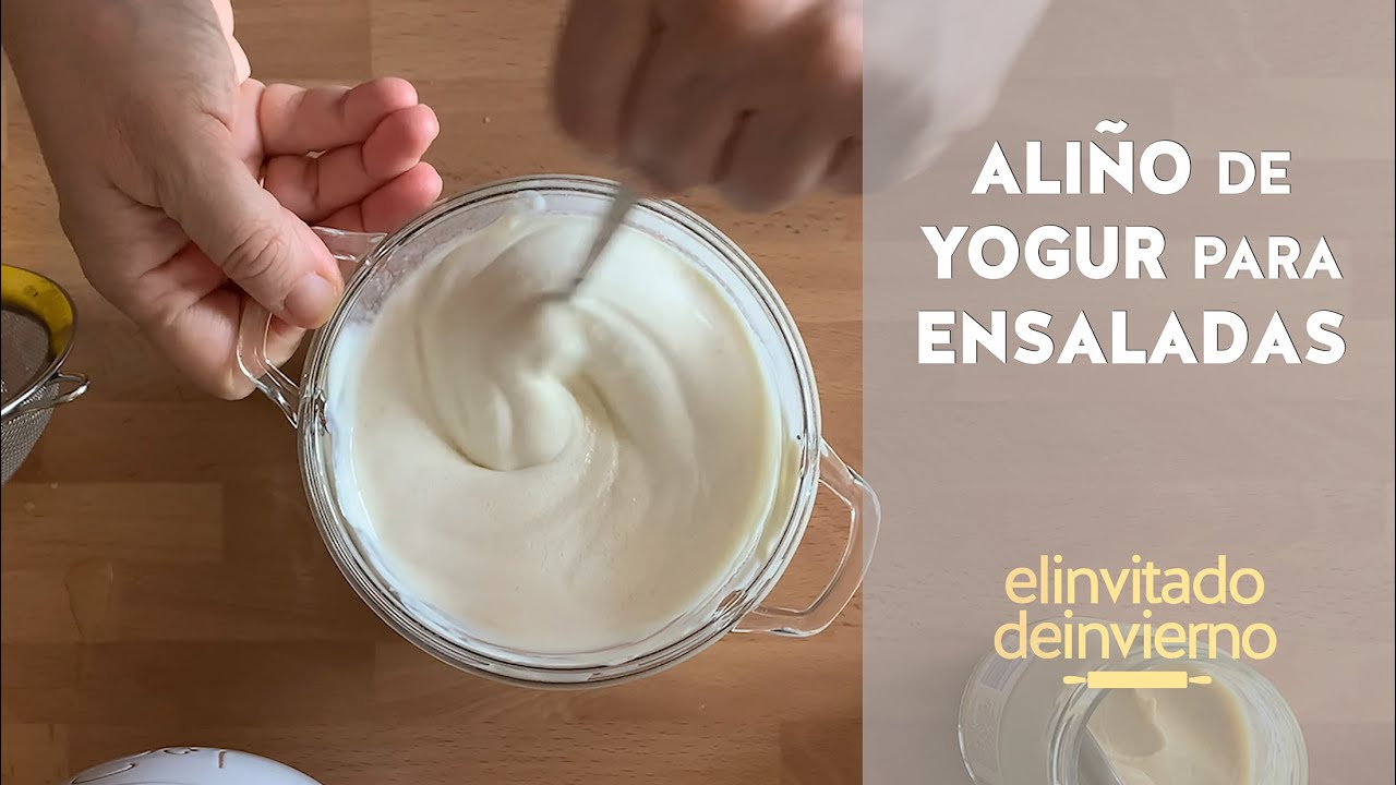 {Ali&ntilde;o de yogur} f&aacute;cil y r&aacute;pido para ensaladas