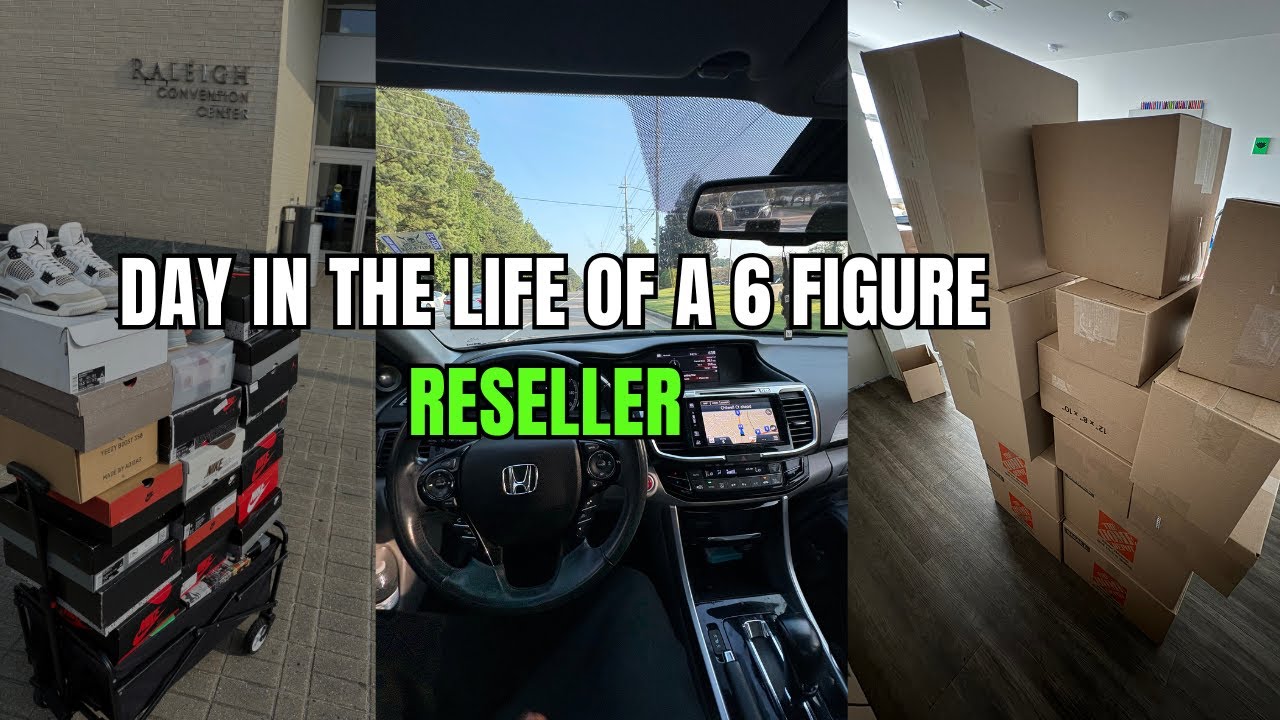 DAY IN THE LIFE OF A 6 FIGURE RESELLER | SPENDING $6,000 IN 50 MINUTES