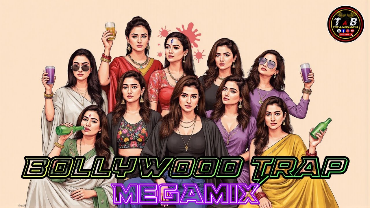Bollywood Trap MEGAMIX 2025 Vol-8 (The Ajaira Boys) | Non-Stop Party Mashups | 90s to 00s + More